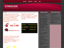 Tablet Screenshot of oturumizni.com